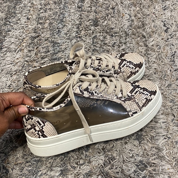 Aldo women’s lace up snake, print sneaker size 8.5 - Picture 7 of 10